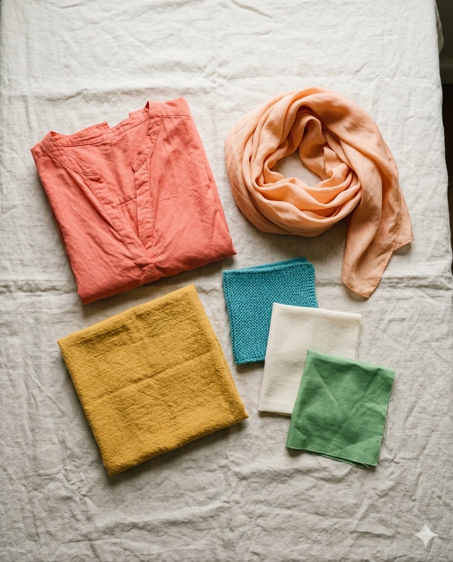 Palette de couleurs pour la saison Printemps en colorimétrie