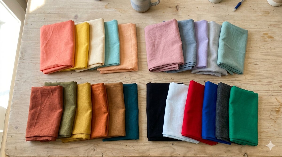 Palettes de couleurs des quatre saisons colorimétriques